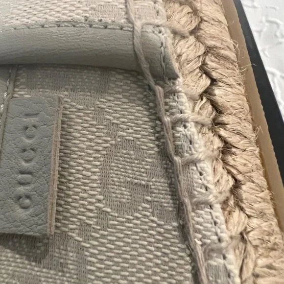 Gucci Authenticated Never Worn Espadrilles Size 39 (8) - Picture 4 of 10